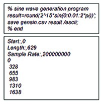 From Math Computing Software, Program and Result in CSV File